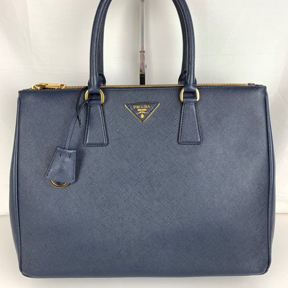 Prada Handbags - New Prada Galleria Lux Baltico Double Zip Tote